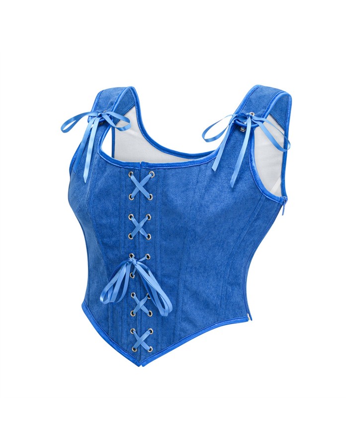 Corset Strapless and Stylish Shaping Waist-exposing and Sexy Strappy Vest Corset Top for Women AM587