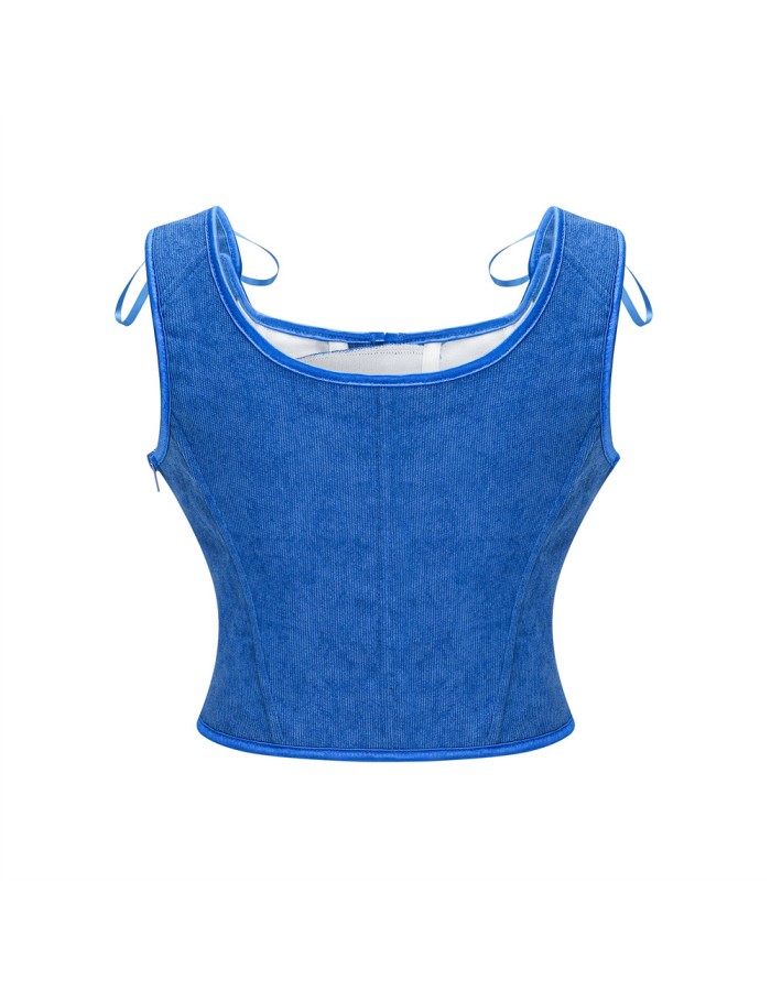 Corset Strapless and Stylish Shaping Waist-exposing and Sexy Strappy Vest Corset Top for Women AM587