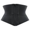 Fishbone Waist Belt Trainer With Zipper For Outerwear Belt Black Sexy Waist Bustier Shaped Belt SX70560