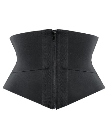 Fishbone Waist Belt Trainer With Zipper For Outerwear Belt Black Sexy Waist Bustier Shaped Belt SX70560