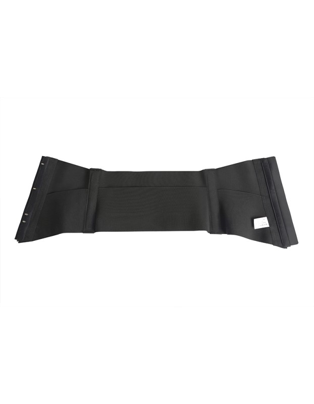 Fishbone Waist Belt Trainer With Zipper For Outerwear Belt Black Sexy Waist Bustier Shaped Belt SX70560