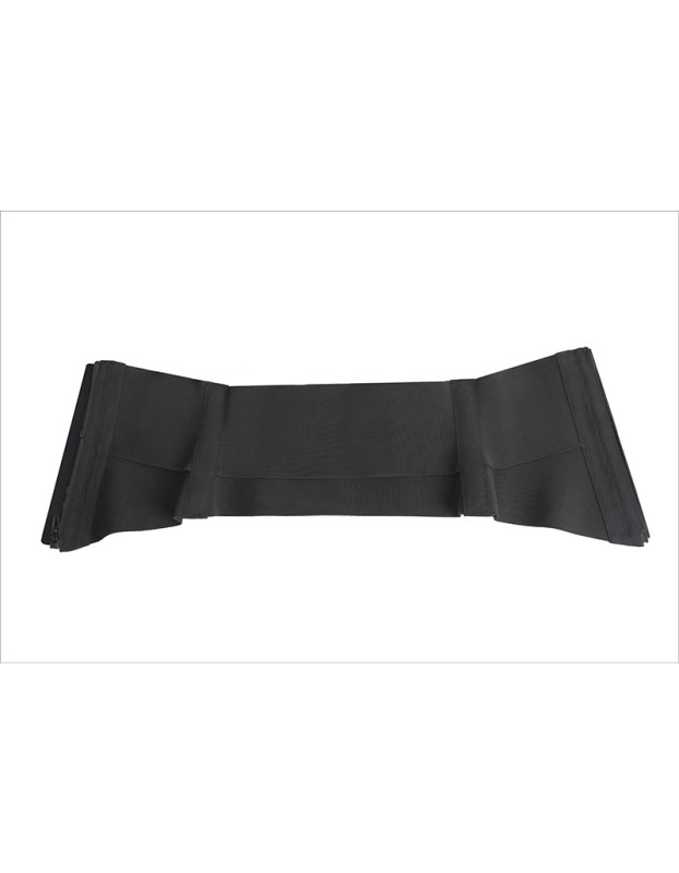 Fishbone Waist Belt Trainer With Zipper For Outerwear Belt Black Sexy Waist Bustier Shaped Belt SX70560