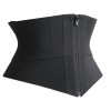 Fishbone Waist Belt Trainer With Zipper For Outerwear Belt Black Sexy Waist Bustier Shaped Belt SX70560