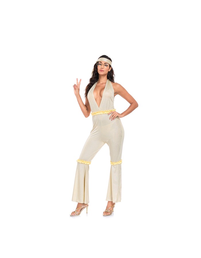 Women's  Hippie Outfits For Bars Disco Balls Retro DS Jazz Dance Show Hippie Costume Cosplay SM251