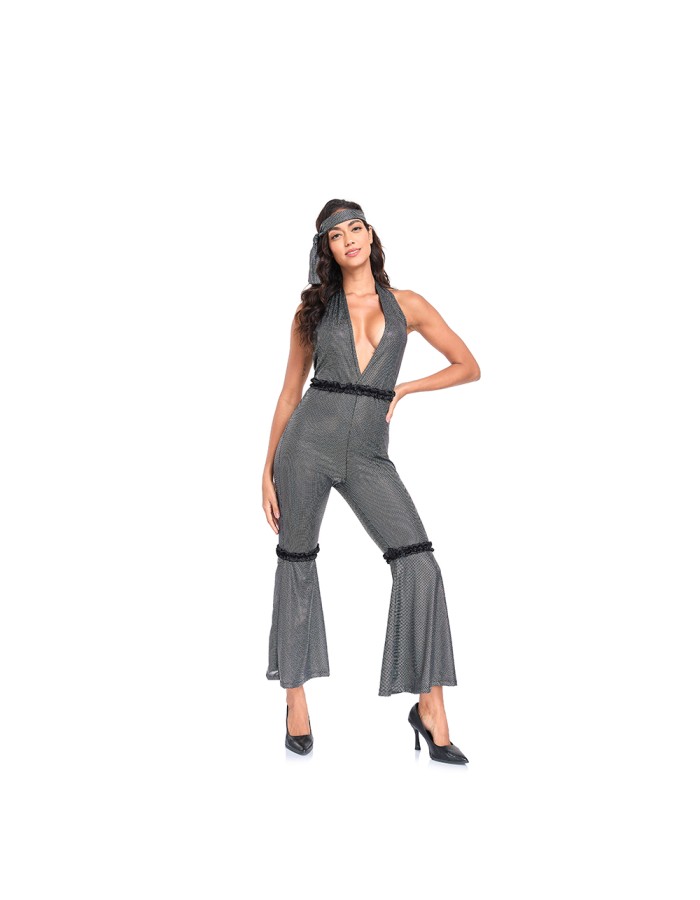 Women's  Hippie Outfits For Bars Disco Balls Retro DS Jazz Dance Show Hippie Costume Cosplay SM251