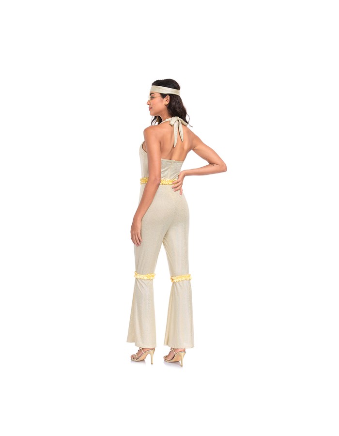 Women's  Hippie Outfits For Bars Disco Balls Retro DS Jazz Dance Show Hippie Costume Cosplay SM251