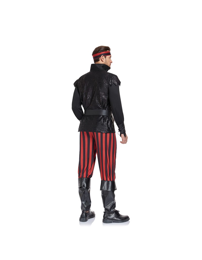 Halloween Adult Prate Costumes Masquerade Party Pirate Cosplay Sexy Men Captain Costumes SM252