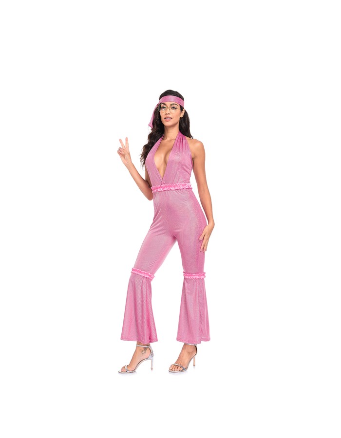 Women's  Hippie Outfits For Bars Disco Balls Retro DS Jazz Dance Show Hippie Costume Cosplay SM251