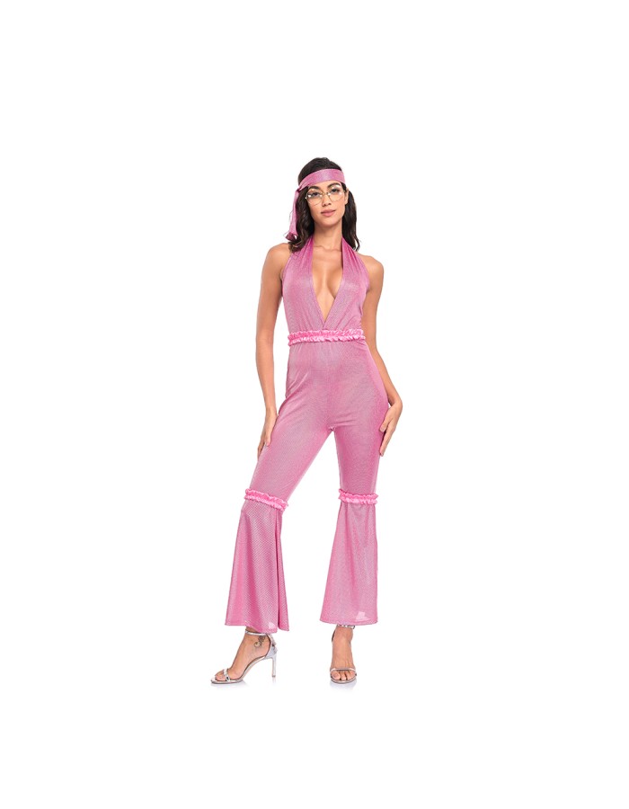 Women's  Hippie Outfits For Bars Disco Balls Retro DS Jazz Dance Show Hippie Costume Cosplay SM251