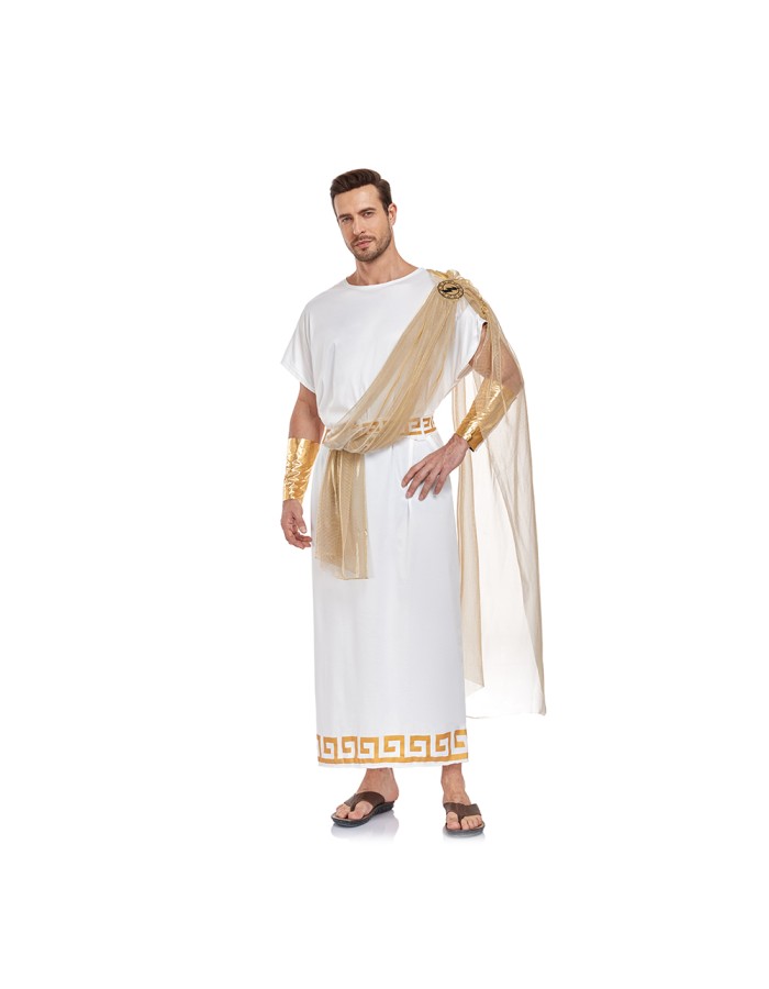Halloween Greek Mythological Story Of Prince Zeus Cosplay As An Adult Male Arab Stage Costume SM2066