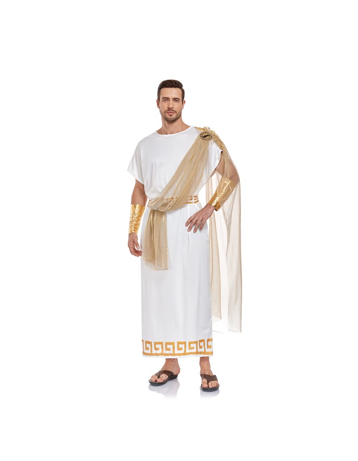 Halloween Greek Mythological Story Of Prince Zeus Cosplay As An Adult Male Arab Stage Costume SM2066