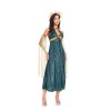 Sexy Dress Costumes Dark Green Snake Patterned Slit Long Dress Mythological Sea Monster Uniform SM2047