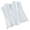 Women Overbust Corsets Tops Lace Up Sleeveless Gothic Steampunk Bustiers Body Shaper Lingerie Ladies Long Torso White Clothes QF914