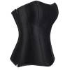 Women Overbust Corsets Tops Lace Up Sleeveless Gothic Steampunk Bustiers Body Shaper Lingerie Ladies Long Torso White Clothes QF914