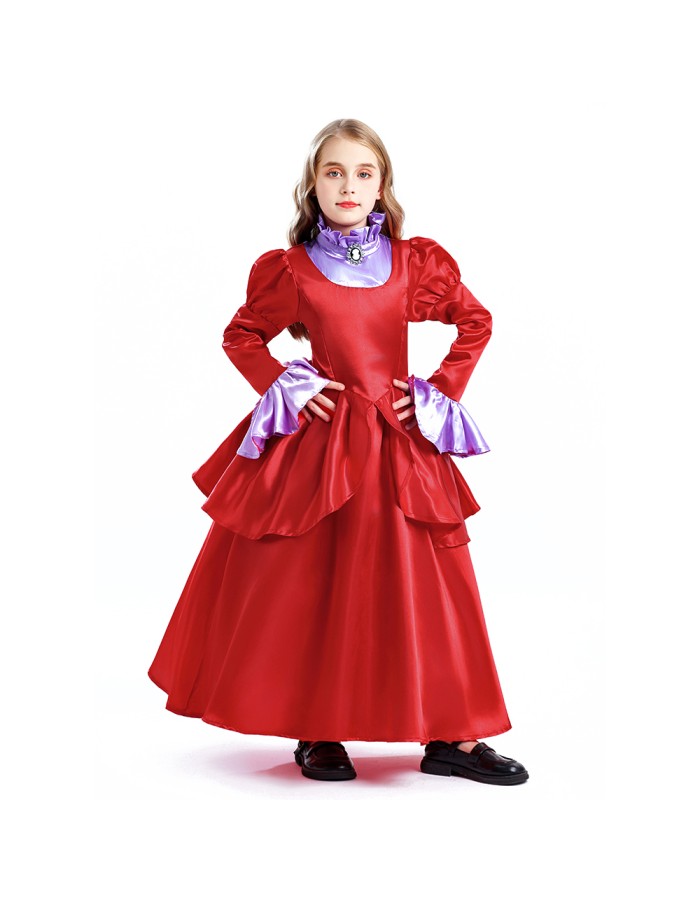 Halloween children's Victorian retro court tea party performance princess dresses costumes Cosplay YM5854