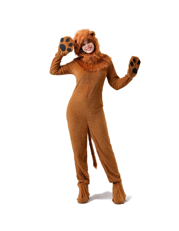 Children's Day parent-child plush animal lion costume one-piece suit costume lion costume cosplay YM8790