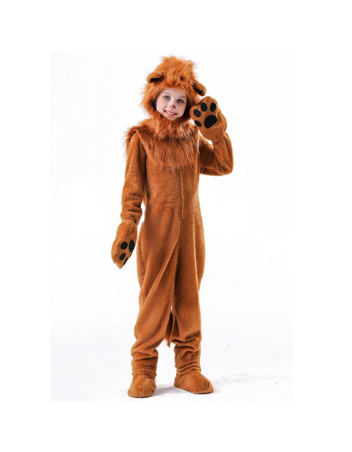 Children's Day parent-child plush animal lion costume one-piece suit costume lion costume cosplay YM8790