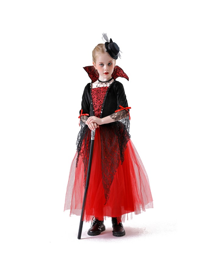 Halloween elf children costumes vampire Cosplay children's clothing witch cosplay role-playing YM8807