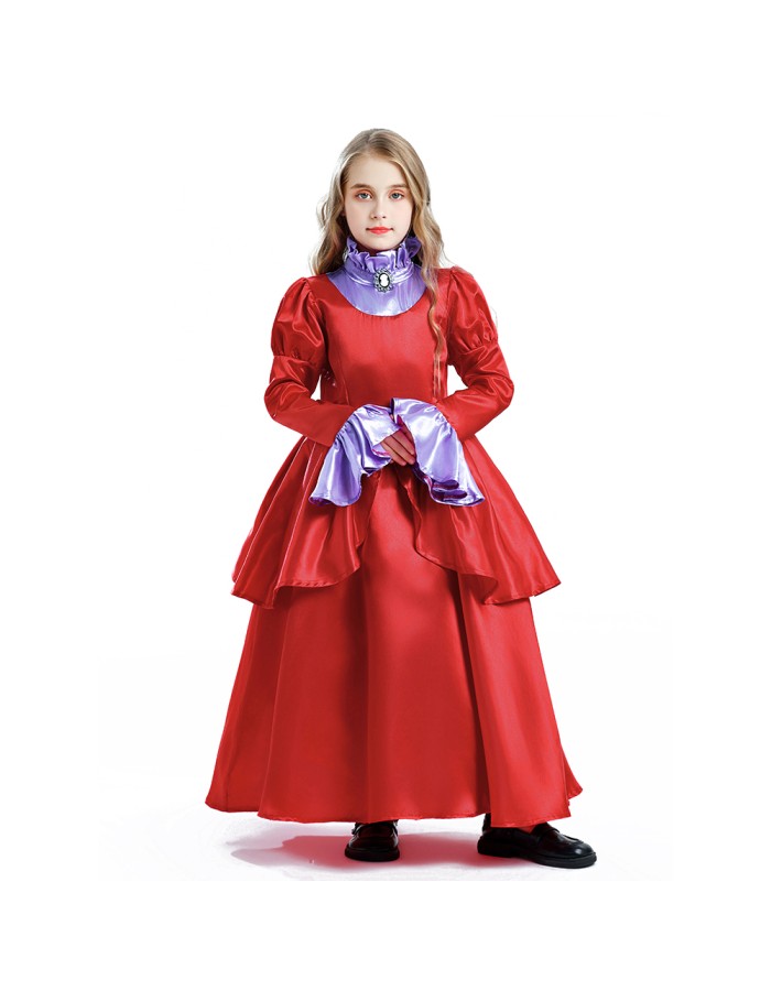Halloween children's Victorian retro court tea party performance princess dresses costumes Cosplay YM5854