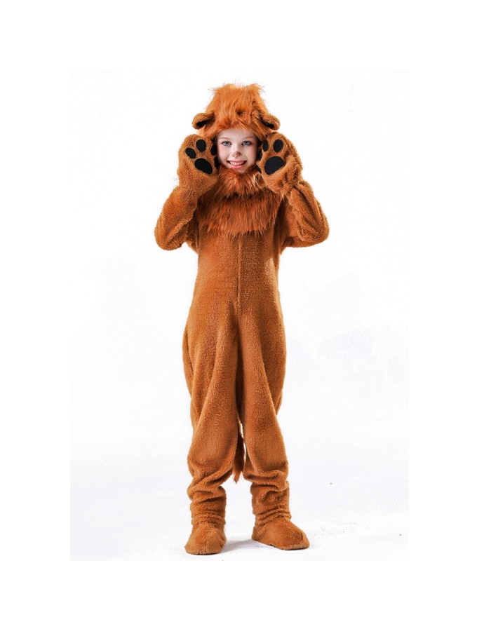 Children's Day parent-child plush animal lion costume one-piece suit costume lion costume cosplay YM8790
