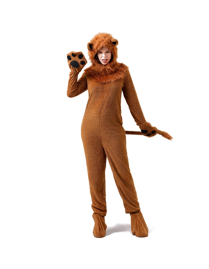 Children's Day parent-child plush animal lion costume one-piece suit costume lion costume cosplay YM8790