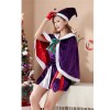 Purple Christmas shawl Dress costume anime cosplay dress party Christmas uniform DL2019