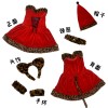 Halloween animal Christmas dress leopard print costume cat adult female Christmas party costume DL2020
