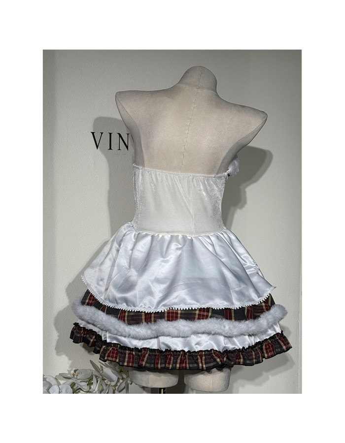 Lolita sexy corset Christmas cosplay New Year's suit Snowman Dress for Christmas DL2067