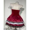 Lolita sexy corset Christmas cosplay New Year's suit Snowman Dress for Christmas DL2067