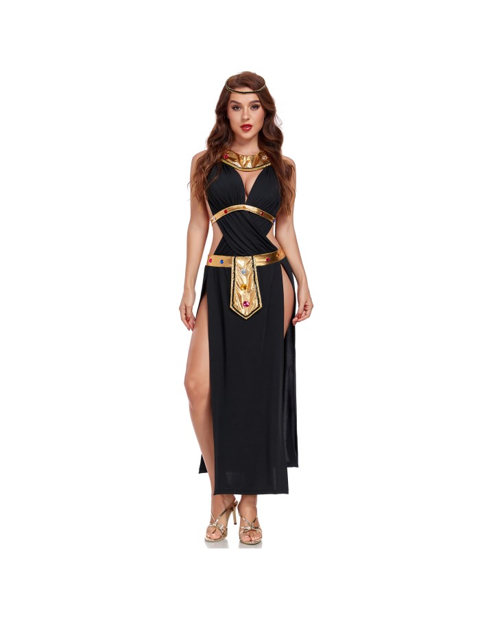 Medieval Princess Athena cosplay costume, Greek goddess Egyptian Cleopatra party costume WM730