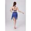 Sequined Halter Top Belly Dance Costume Halter Chest Wrap Tassel Dance Costume Cosplay W21