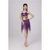 Sequined Halter Top Belly Dance Costume Halter Chest Wrap Tassel Dance Costume Cosplay W21