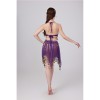 Sequined Halter Top Belly Dance Costume Halter Chest Wrap Tassel Dance Costume Cosplay W21