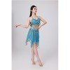 Sequined Halter Top Belly Dance Costume Halter Chest Wrap Tassel Dance Costume Cosplay W21