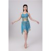 Sequined Halter Top Belly Dance Costume Halter Chest Wrap Tassel Dance Costume Cosplay W21