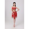 Sequined Halter Top Belly Dance Costume Halter Chest Wrap Tassel Dance Costume Cosplay W21