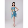Sequined Halter Top Belly Dance Costume Halter Chest Wrap Tassel Dance Costume Cosplay W21