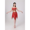 Sequined Halter Top Belly Dance Costume Halter Chest Wrap Tassel Dance Costume Cosplay W21