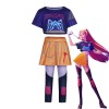 The cosplay costumes of the K-POP girl group K-POP's Zoe and Mira from the Witch Hunter team NM211