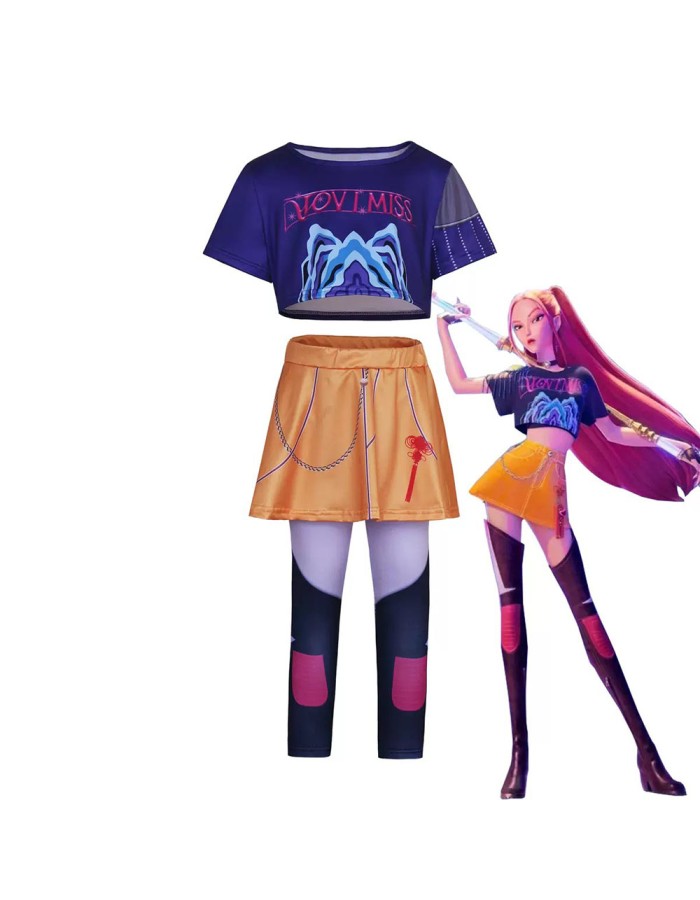 The cosplay costumes of the K-POP girl group K-POP's Zoe and Mira from the Witch Hunter team NM211