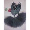 Swan Half Length Corset Puffy Skirt Lace Jacquard Slimming Corset For Performance Suit 2526
