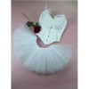 Swan Half Length Corset Puffy Skirt Lace Jacquard Slimming Corset For Performance Suit 2526