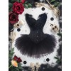 Swan Half Length Corset Puffy Skirt Lace Jacquard Slimming Corset For Performance Suit 2526