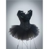Swan Half Length Corset Puffy Skirt Lace Jacquard Slimming Corset For Performance Suit 2526