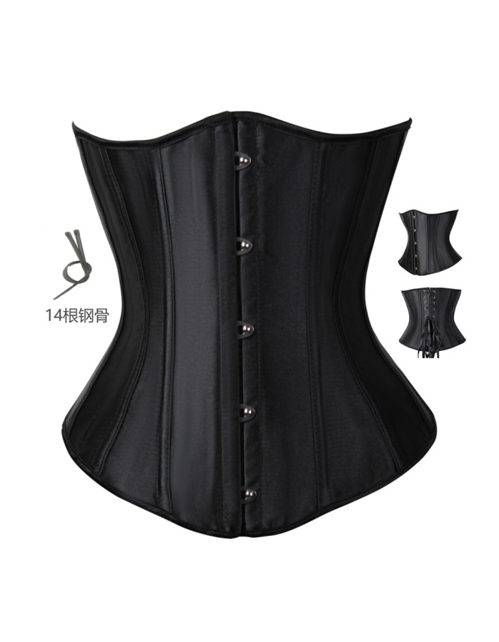 Slimming and Sexy Court-Style Shaping Top with a Tapered Waist and a Waist Clip WY708