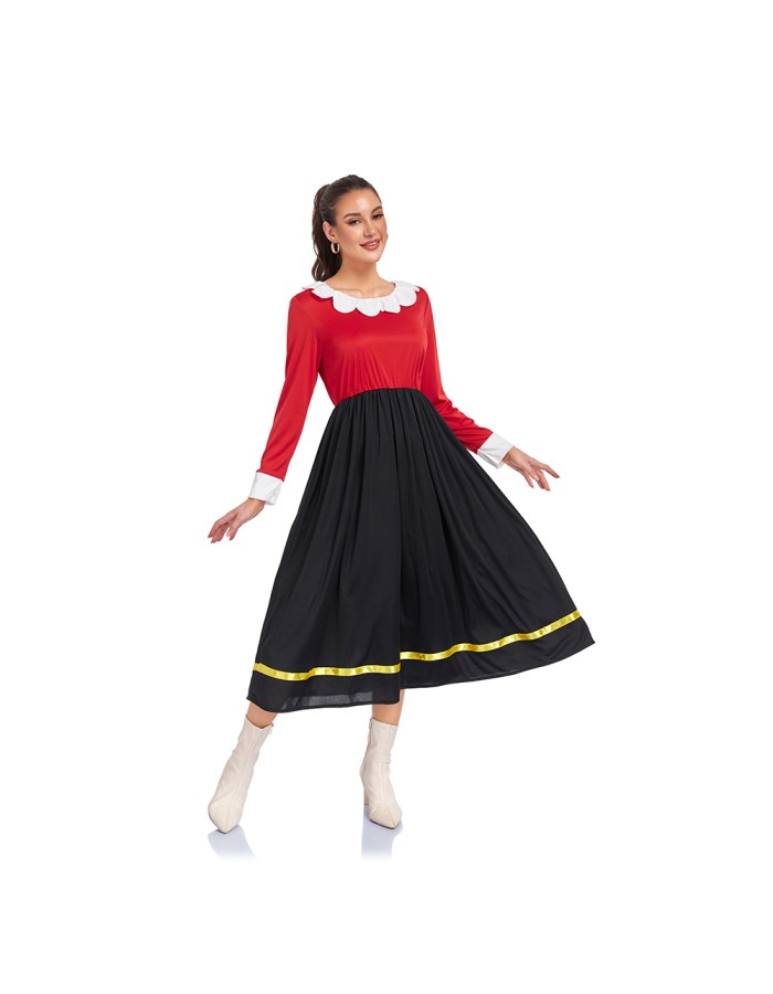 Adult Women Carnival Fancy Party Dress Costumes Cartoon Sailor Cosplay Costume Top Skirt Plus Size Women Fancy Uniform Skirts DL2086