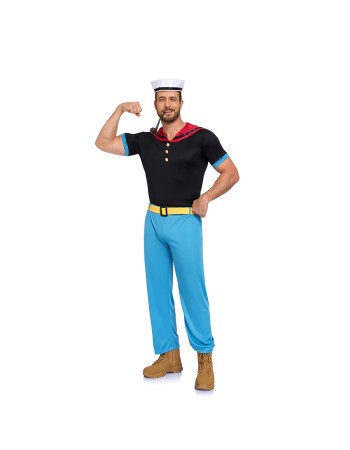 Navy Army Uniform Sailor Spring Clothes Men Suit Shirt And Pant Clothes Cosplay Funny Man Shirts Clothing Short Sleveed Tops DL2085