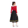 Adult Women Carnival Fancy Party Dress Costumes Cartoon Sailor Cosplay Costume Top Skirt Plus Size Women Fancy Uniform Skirts DL2086