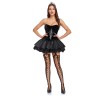 Sexy Punk-style Short Lace Shawl Cosplay Halloween Gothic Style Top And Skirt Adult Women's Nun Plush Strapless Uniform Set DL2081