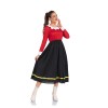 Adult Women Carnival Fancy Party Dress Costumes Cartoon Sailor Cosplay Costume Top Skirt Plus Size Women Fancy Uniform Skirts DL2086